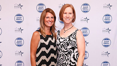 Dinene Zaleski, Business Advisor with the Niagara County Community College SBDC and Lynn Oswald, Center Director